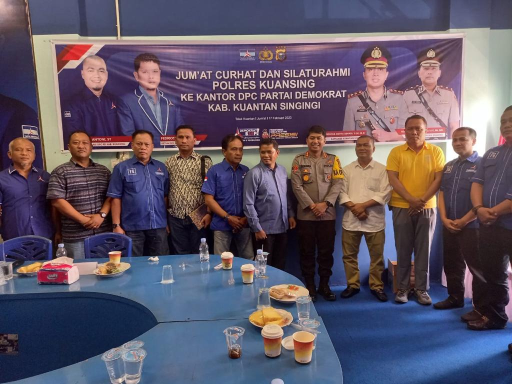 Gelar Jumat Curhat Polres Kuansing Serap Aspirasi Dan Silaturrahmi