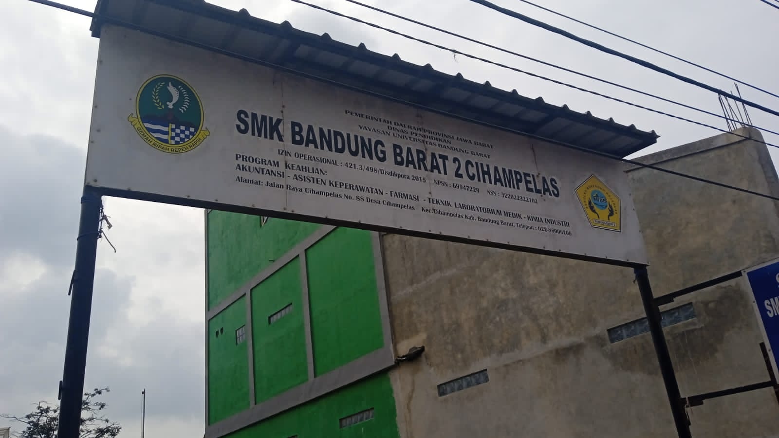 SMK Bandung Barat 2 Cihampelas Sudah Membuka Untuk Penerimaan Murid Baru Tahun Ajaran 2022