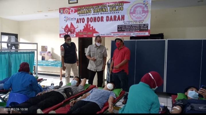 Donor Darah Di Karang Taruna Ada Door Prize Sembako
