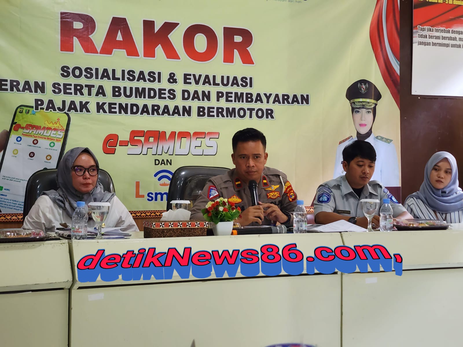 Sosialisasi Tentang Penghapusan Register Ranmor Oleh Sat Lantas Polres Lampung Barat