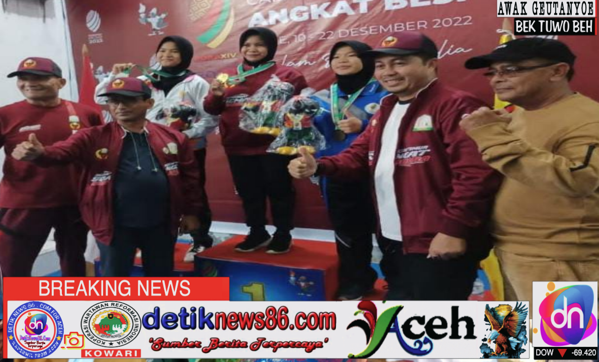 Update Perolehan Medali Kontingen Aceh Timur