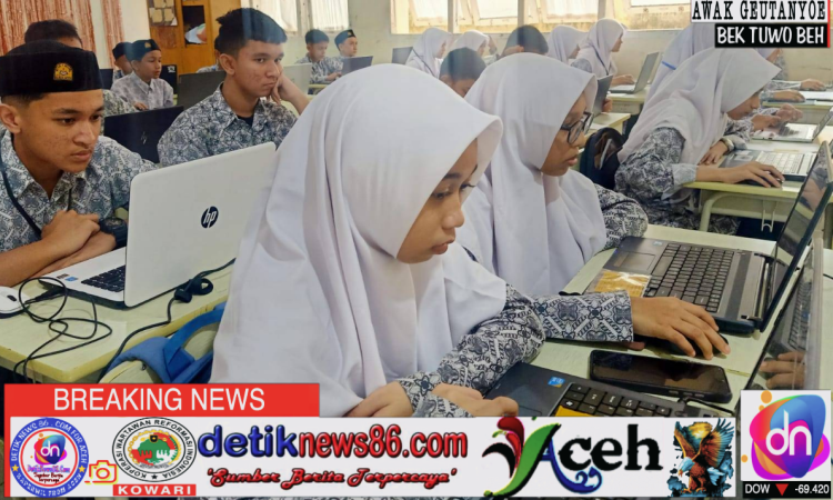 MTsN 1 Model Banda Aceh kembali melaksanakan Ujian Penilaian Akhir Semester (PAS) Ganjil tahun pelajaran 2022-2023