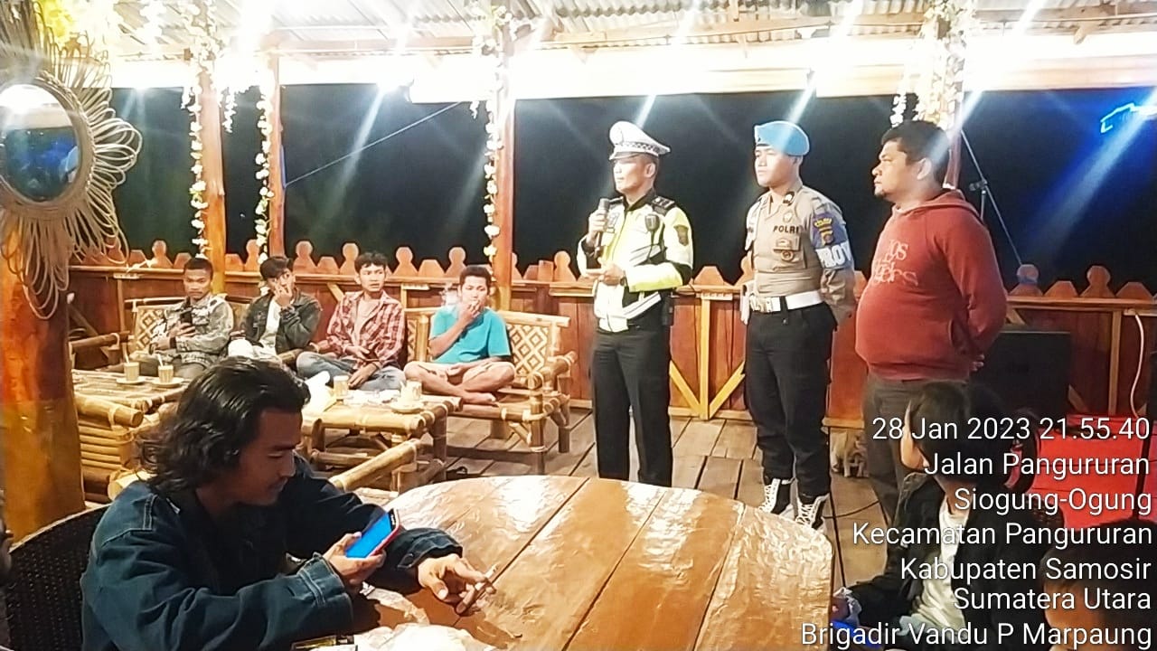 Polres Samosir Laksanakan Patroli Presisi Dalam Rangka HARKAMTIBNAS di Wilkum Polres Samosir