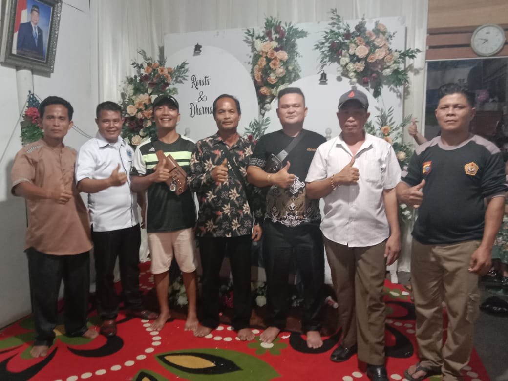 Ketua Lsm Penjara Siak, Bersama DPP A-PPI  dan Beserta Ketua DPD  Pekranis Siak Hadiri Resepsi Pertunangan Saudara Renata : Giawa.