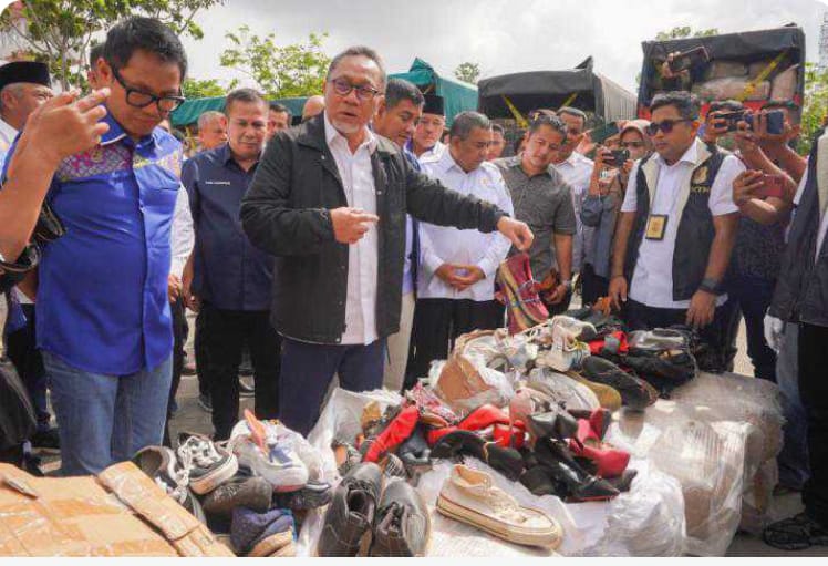 Ketua DPW A-PPI Riau Sayangkan Mendag Lakukan Pembakaran 730 Bal Barang Impor Seken