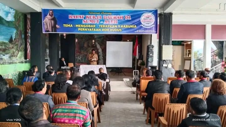 Bupati Samosir Buka Rakerda 01 GPI Sumut-Aceh
