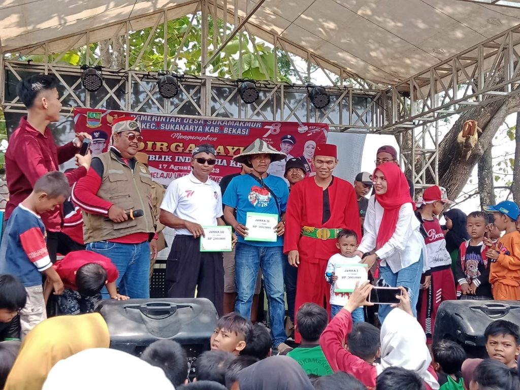 Gebyar Pesta Rakyat Sambut HUT RI Ke-78 Kepala Desa Sukamakmur Beserta ...