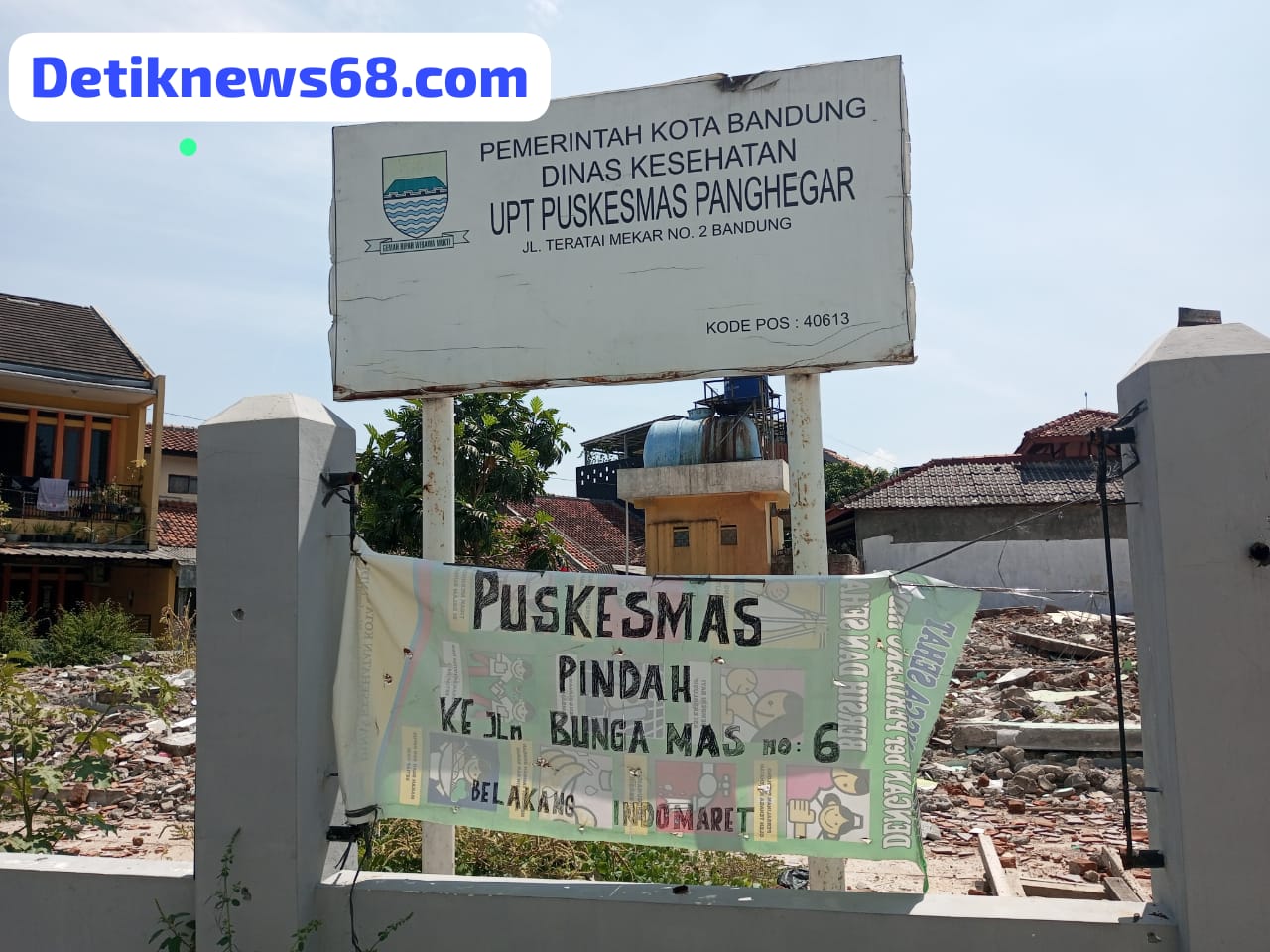 Kadis Dinkes Kota Bandung Di Duga “Tutup Mata Terkait Pembongkaran Pembangunan UPT Puskesmas Panghegar “