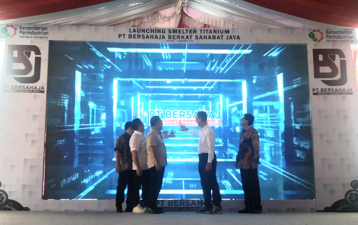 Keluarga Besar PJS di Nusantara Beri Dukungan “Menteri Perindustrian” Resmikan Smelter Titanium Pertama di Indonesia.